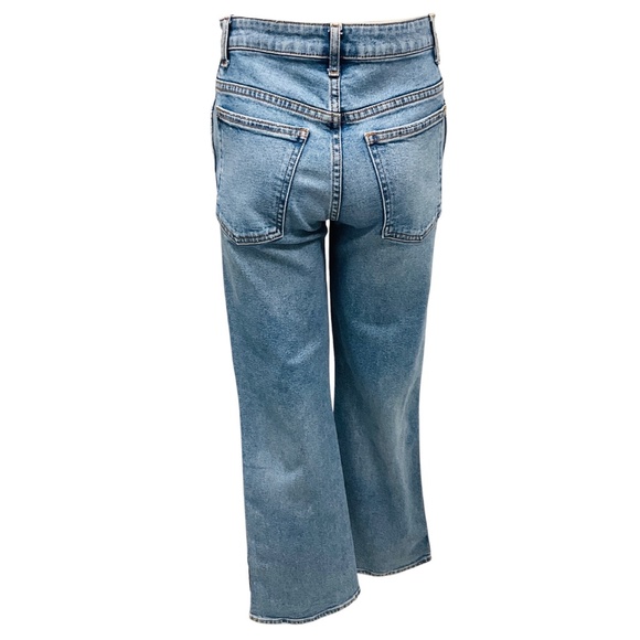 KHAITE VINTAGE BLUE VIVIAN NEW BOOTCUT FLARE JEANS - Picture 3 of 4